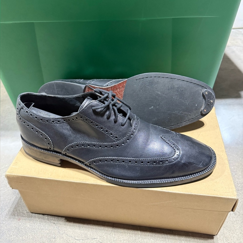 Cole Haan Williams Wing II Wingtip Oxfords Black Men’s Size: 12M - C12209